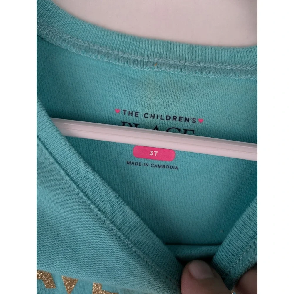 The Childrens Place Turquoise Long Sleeve Shirt Have Your Mom Call My MomSize 3T
